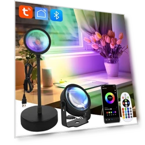 Smart Sunset Lamp Night Light — Night Lights, JOHO - CarGear