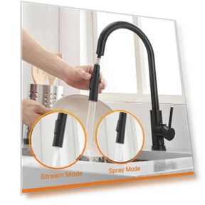 Stainless Steel 304 Touch Control Kitchen Faucet — Smart-Touch Kitchen Faucets, Darling Child Boutique