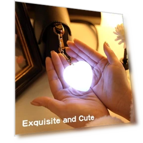 Touch-Activated Heart Night Light — Night Lights, GoGirls