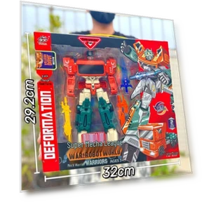 Transforming Wasp Warrior Robot Car Action Figure — Playsets, Super Go