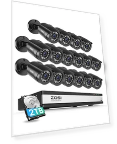 16Channel Security Camera System — Security Cameras, ZOSI