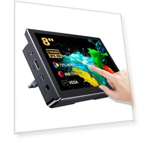 8-inch HD Touchscreen Display — Display Solutions, Zen-Japan Electronics