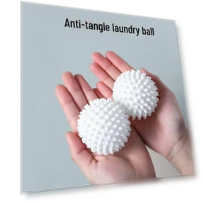 Automatic Disinfecting and Anti-Tangle Laundry Ball for Hair — Drying Towels, AI Supermarket