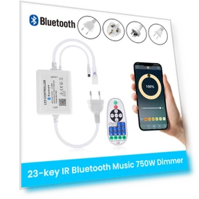 Bluetooth LED Strip Controller — Remote Controls, JOHO - CarGear