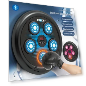 Bluetooth Music Boxing Target Toy — Kids Fitness, Super Go