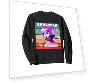 Digital Soul Scanning Observation Futuristic Purple Robot Trainer — Wearable Accessories, Japan Zen Mall