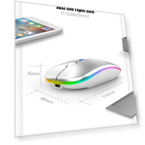 Dual Mode Silent Mouse — Mouse Pads, StrideBox