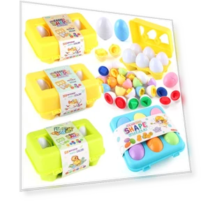 Educational Smart Eggs — Infant & Early Childhood Playthings, Super Go