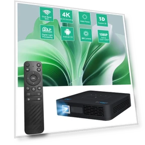 Full HD 1080P 4K DLP Android 9.0 3D 4K Smart Home Theater Projector — Home Theater Projectors, Vivicine