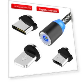 Magnetic Fast Charging Braided Cable — Cables, Super Buyer