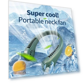 Portable Wireless Neck Hanging Fan — Portable Cooling Solutions, JKUOO