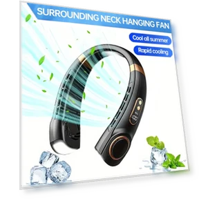 Silent Neck Hanging Fan — Portable Cooling Solutions, JOHO