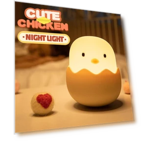 Silicone Night Light for Kids with Timer — Night Lights, Darling Child Boutique