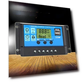Solar Battery Charge and Discharge LED Smart Controller — Power Management, AI Supermarket