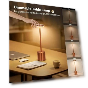 Touch Sensor LED Table Lamp — Desk & Table Lighting, JOHO - CarGear