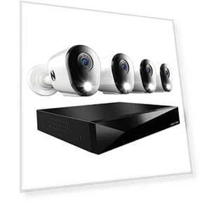2-Way Audio 12 Channel DVR Video Home Security Camera System — Smart Home Security, Night Owl