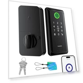 Smart Door Handle Lock with Keypad — Smart Home Security, Evanshow