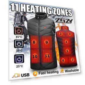 Smart Heating Vest — Vests, oucheee