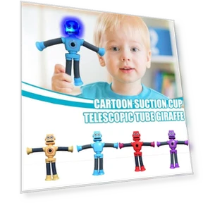 Stretchy Robot Pop Tube Toy — Bath Time Fun, TYUmzkdlop47