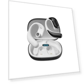 Wireless Headset with LED Display — Over-Ear Headphones, OOYY
