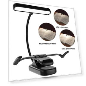 Adjustable Music Stand Light — Reading Lights, Chic Home