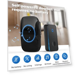 Autonomous Waterproof Wireless Doorbell Kit — Kits, YJMP Electronic