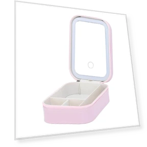 Cosmetic Case with LED Mirror — Cosmetic Cases, Home2ZY