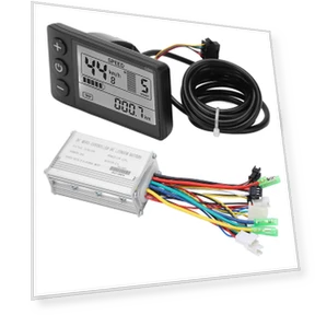 Electric Bike Brushless Motor Controller Kit with LCD866 Display Panel — Motors, Sport2ZY