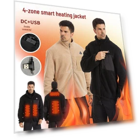 Exclusive Winter Smart Fleece Jacket with Heating — Fleece, BigSopping