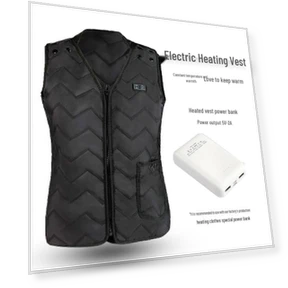 Heated Vest with Smart Rechargeable Electric Shoulder Pad — Vests, BigSopping