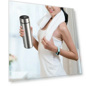 Smart Temperature Display Thermo Mug — Beverage Warmers, Practical Household