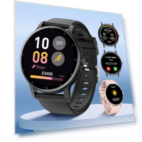Sports Smart Watch with Silicone Strap — Wearable Accessories, QTLLBT