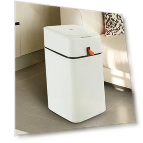 Waterproof Smart Trash Can — Kitchen Cans, Peanouw