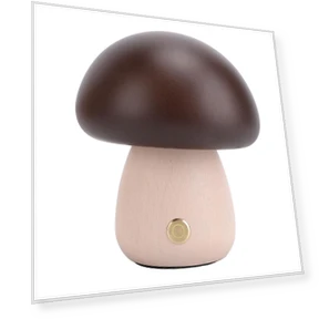 Wooden Mushroom Night Light — Night Lights, Begetting
