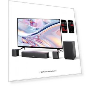 Aura A30 5.1 Soundbar with Speaker Stands — Home Entertainment Systems, Ultimea