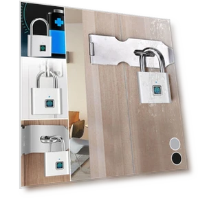 Portable Smart Fingerprint Padlock — Luggage Locks, weicheng