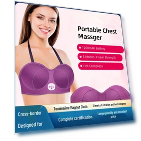 Smart Electric Breast Massager — Magnetic Therapy, Deals Supermarket