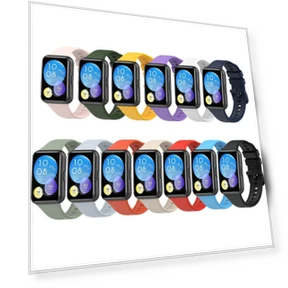 Soft Buckle Smart Watch Silicone Bracelet Replacement Strap — Smartwatch Straps, weijing