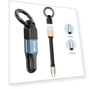 Ultra Short Micro Type-C To USB A Fast Charging Cable — USB, JChongsheng