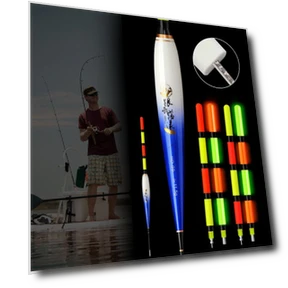 Electronic Fishing Float with LED Light — Bite Indicators, tianhong