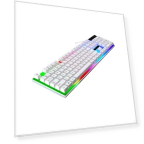 Elegant USB Keyboard with Mechanical Touch — Keyboards, Hobbies mall