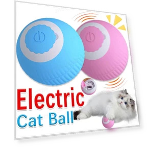 Interactive Ball Self Rolling Ball Pet Electric Smart Toy — Interactive Animal Companions, Shejmrtw