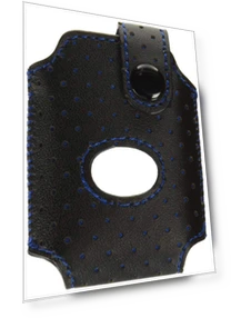 Perforated Leather Key Cover — Key Holders & Accessories, SAMURAI STYLE