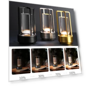 Portable Metal Desk Lamp — Study & Desk Lighting, Blackcurrant