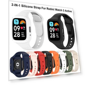 Silicone Protective Screen Cover and Strap — Fitness Bands, angingbing