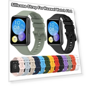 Silicone Strap Replacement Bracelet — Smartwatch Straps, shenchuh
