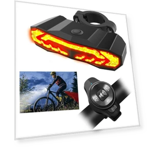 Smart Bike Tail Light with Turn Signals — Bike Light Sets, yunran