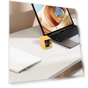 Smart Desk Clock with USB Charging — Alarm, SHSjiuyan