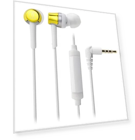 Earphones Wired Remote Control with Microphone — Audio Gear, Audio Technica