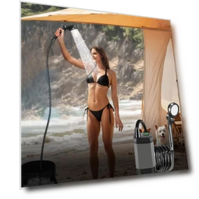 Portable Electric Shower — Outdoor Showers, Pavo
